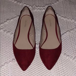 Calvin Klein two tone flats